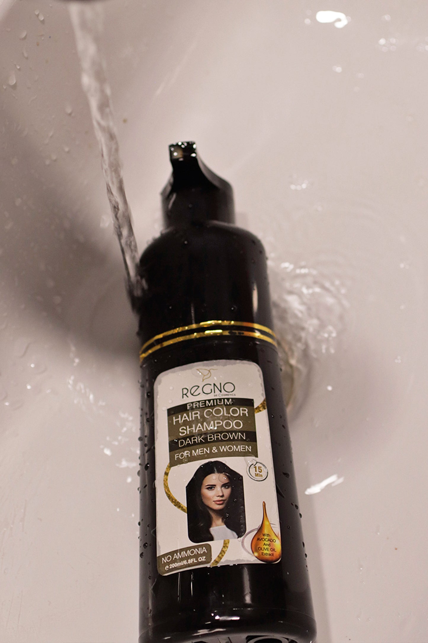 Regno de Cosmetics Premium Dark Brown Shampoo ( 200 ml )