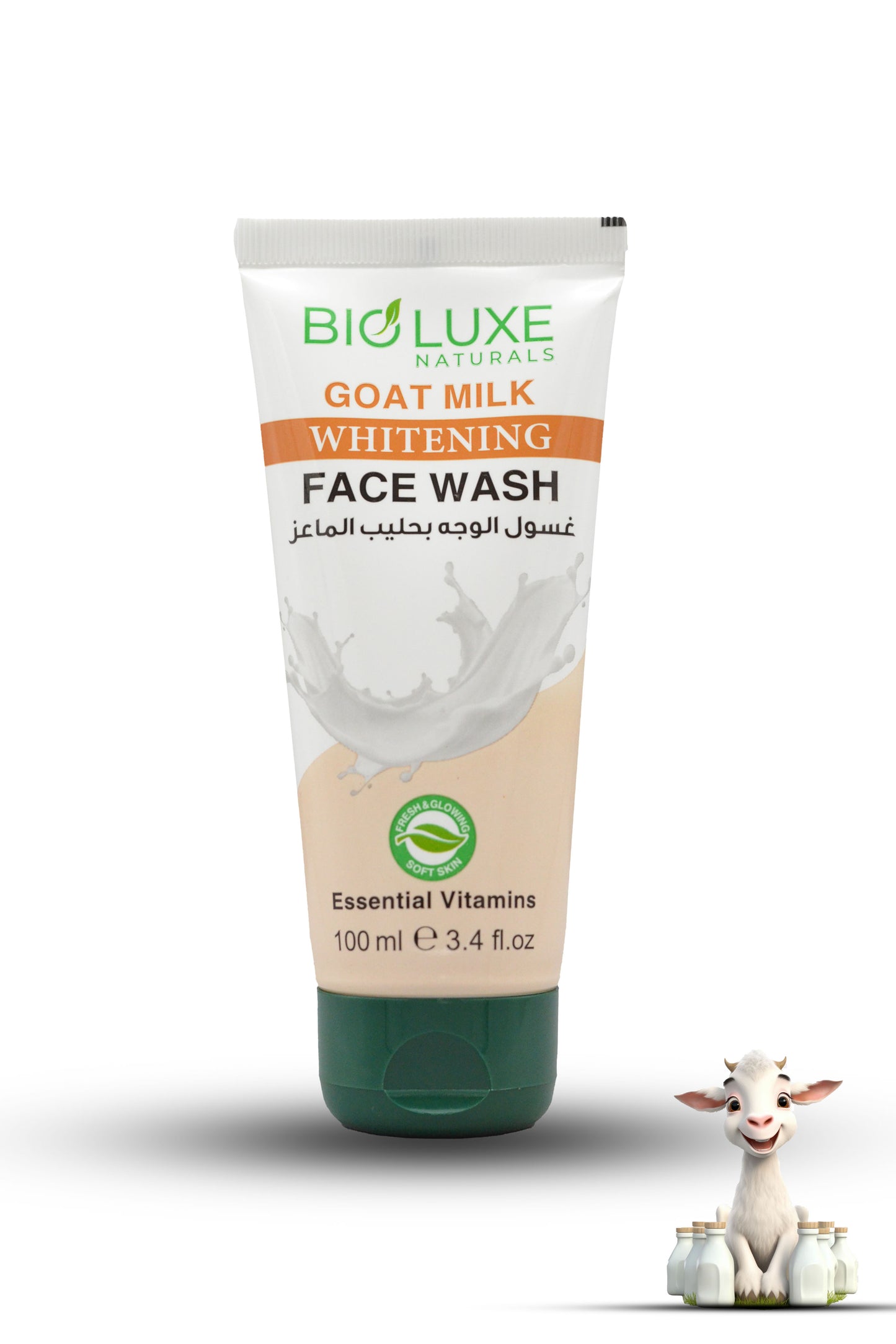 Bio Luxe GOAT MILK Whitening Face Wash (100 ml)