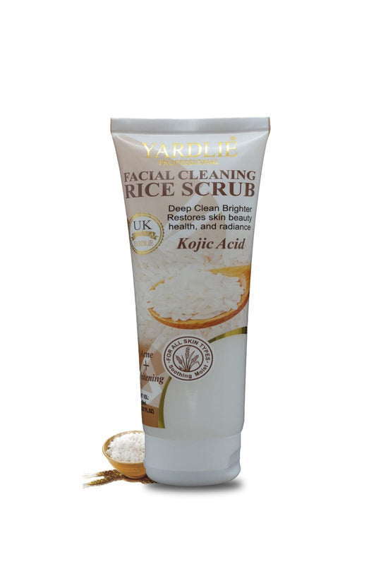 Facial Cleaning Rice Scrub With Kojic Acid 150ml.