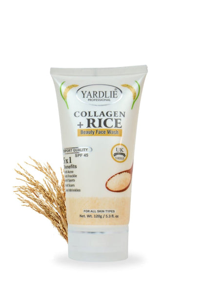 Collagen + Rice Beauty Face Wash 120ml.