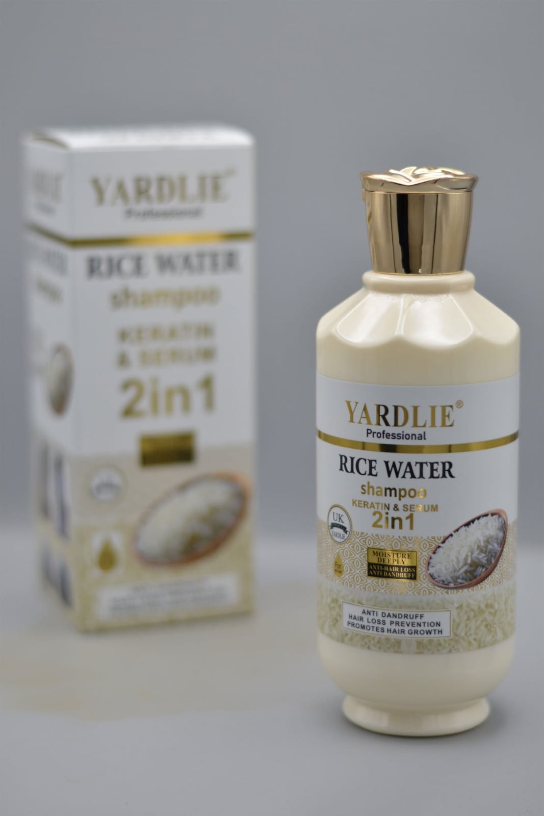 Rice Water 2 in 1 Shampoo by Yardlie (500g)