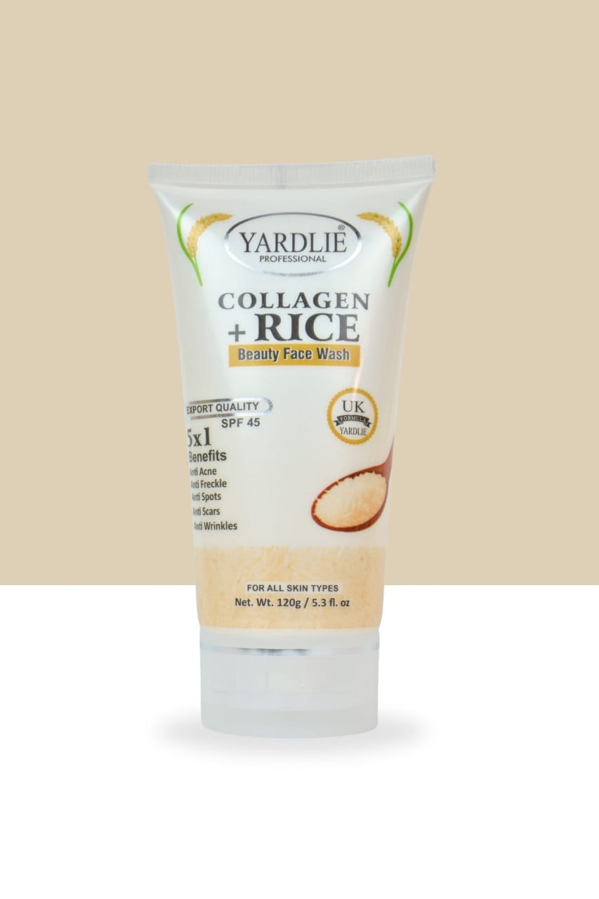 Collagen + Rice Beauty Face Wash 120ml.